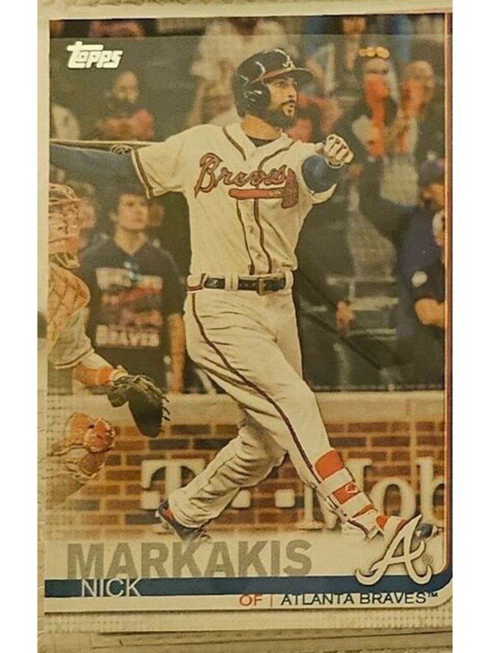 2019 Topps Nick Markakis Atlanta Braves #350 2090 - Picture 1 of 2
